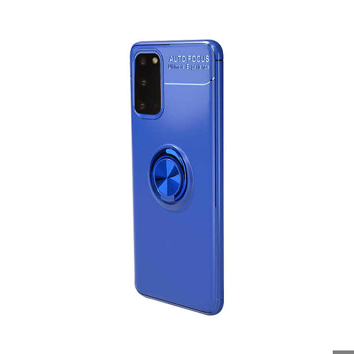 Galaxy S20 Uyumlu Zore Ravel Silikon Kapak-Mavi