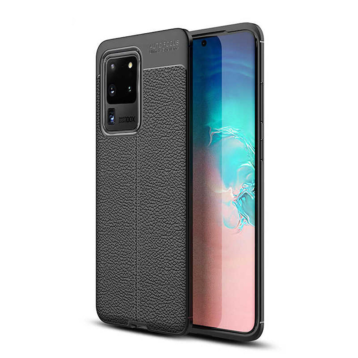 Galaxy S20 Ultra Uyumlu Zore Niss Silikon Kapak-Siyah
