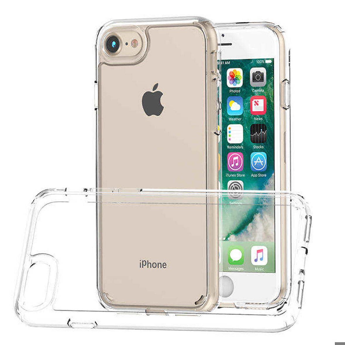 iPhone SE 2022 Uyumlu Zore Coss Kapak-Renksiz
