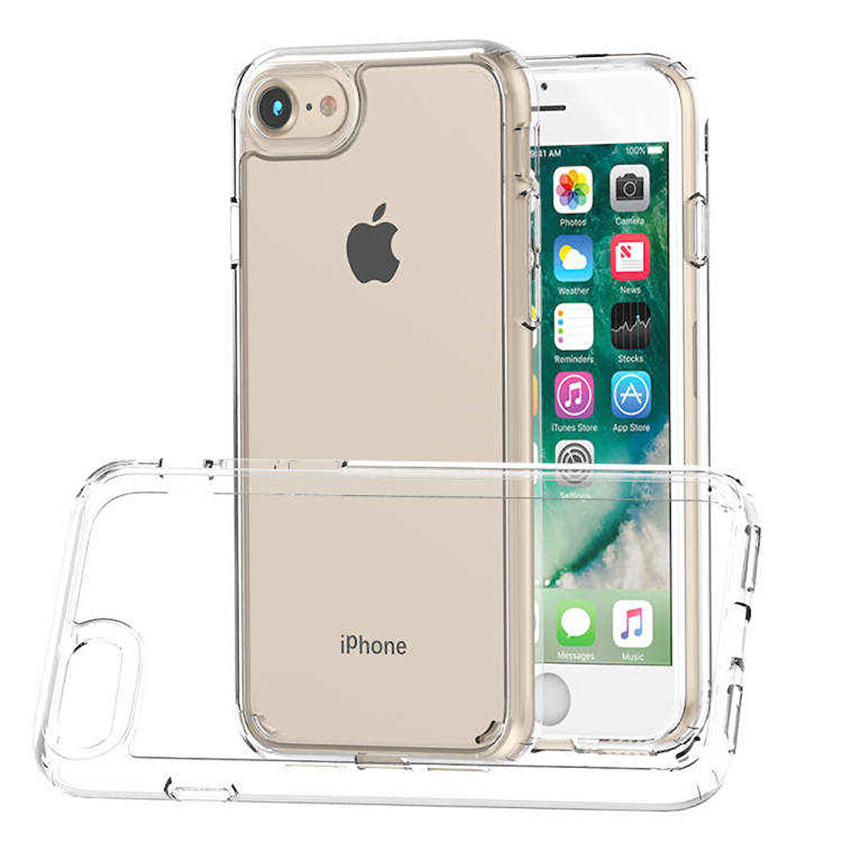 iPhone SE 2022 Uyumlu Zore Coss Kapak-Renksiz