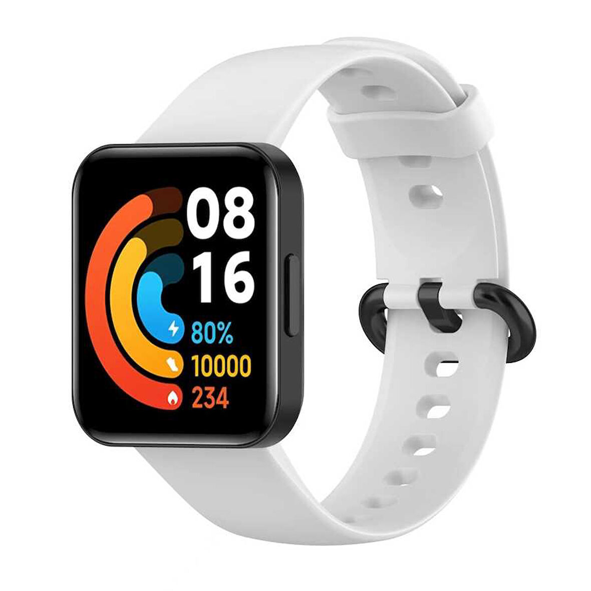Xiaomi Redmi Watch 2 Lite Uyumlu Klasik Zore Kordon-Beyaz