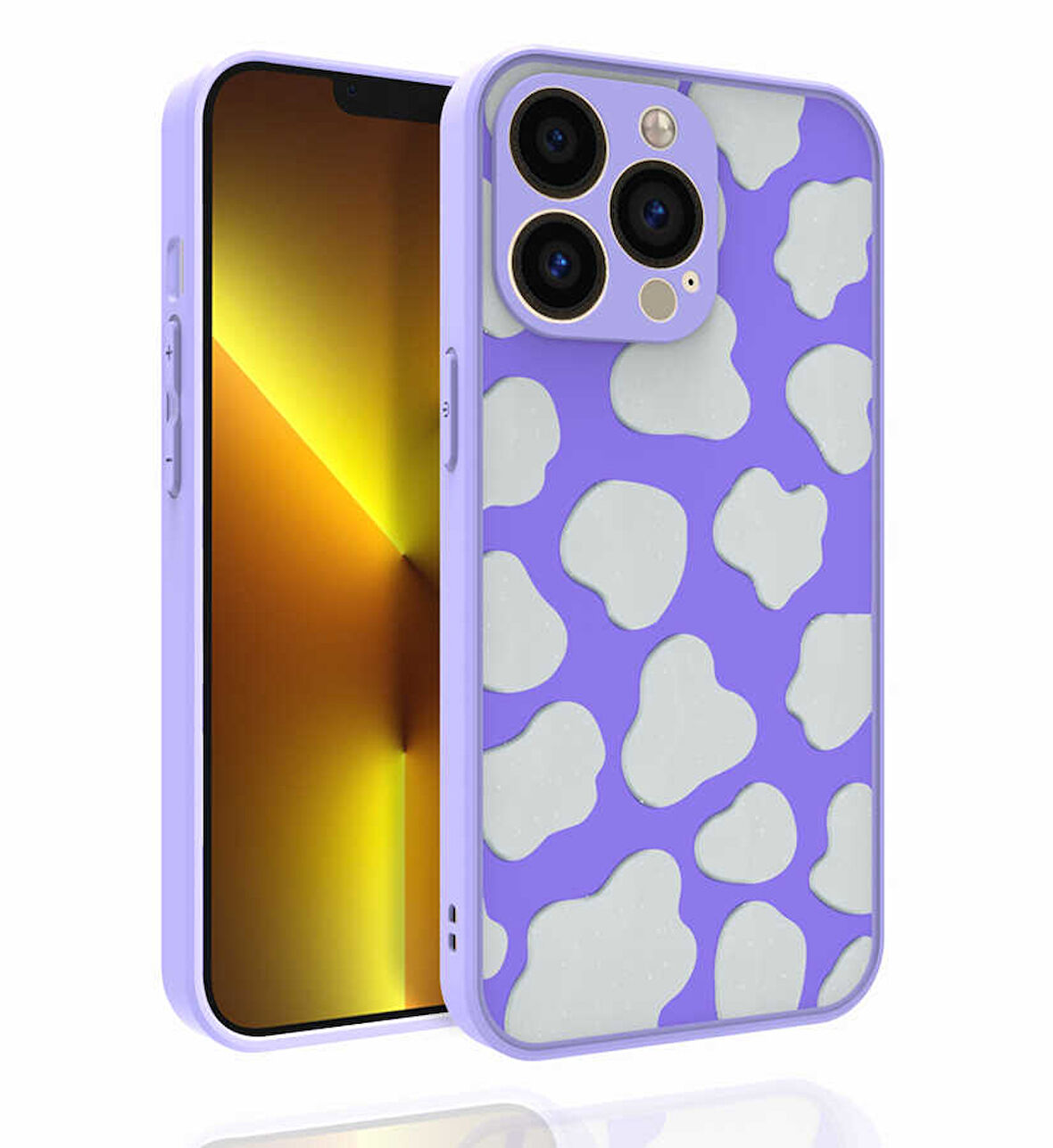 iPhone 13 Pro Uyumlu Desenli Kamera Korumalı Parlak Zore Nora Kılıf-NO6