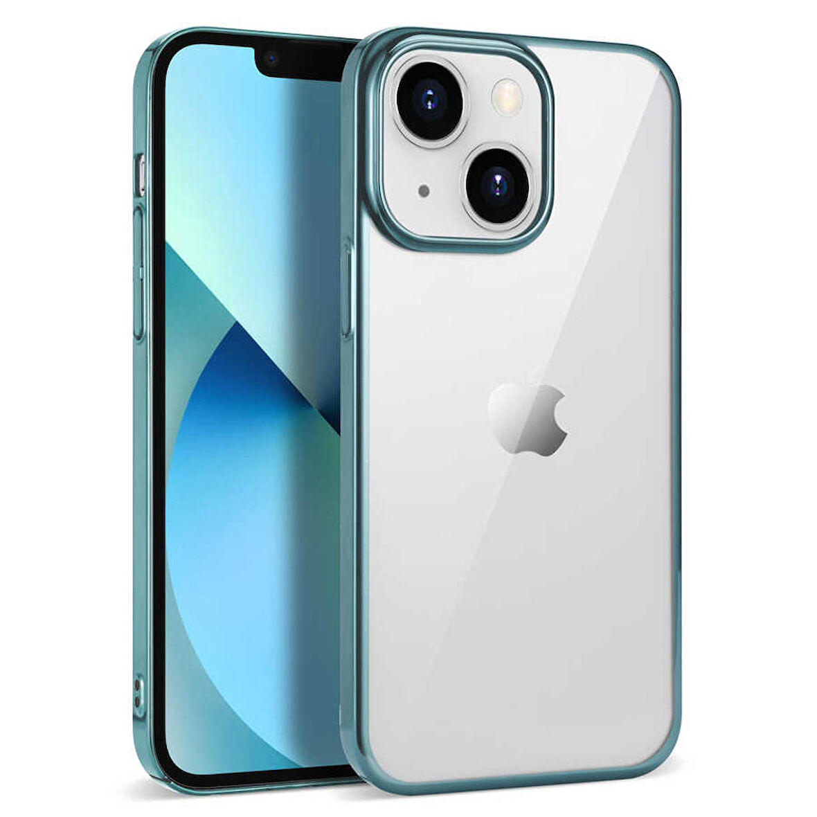 iPhone 14 Uyumlu Zore Pixel Kapak-Mavi