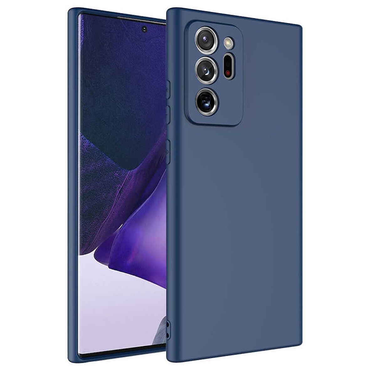 Galaxy Note 20 Ultra Uyumlu Zore Mara Lansman Kılıf-Lacivert