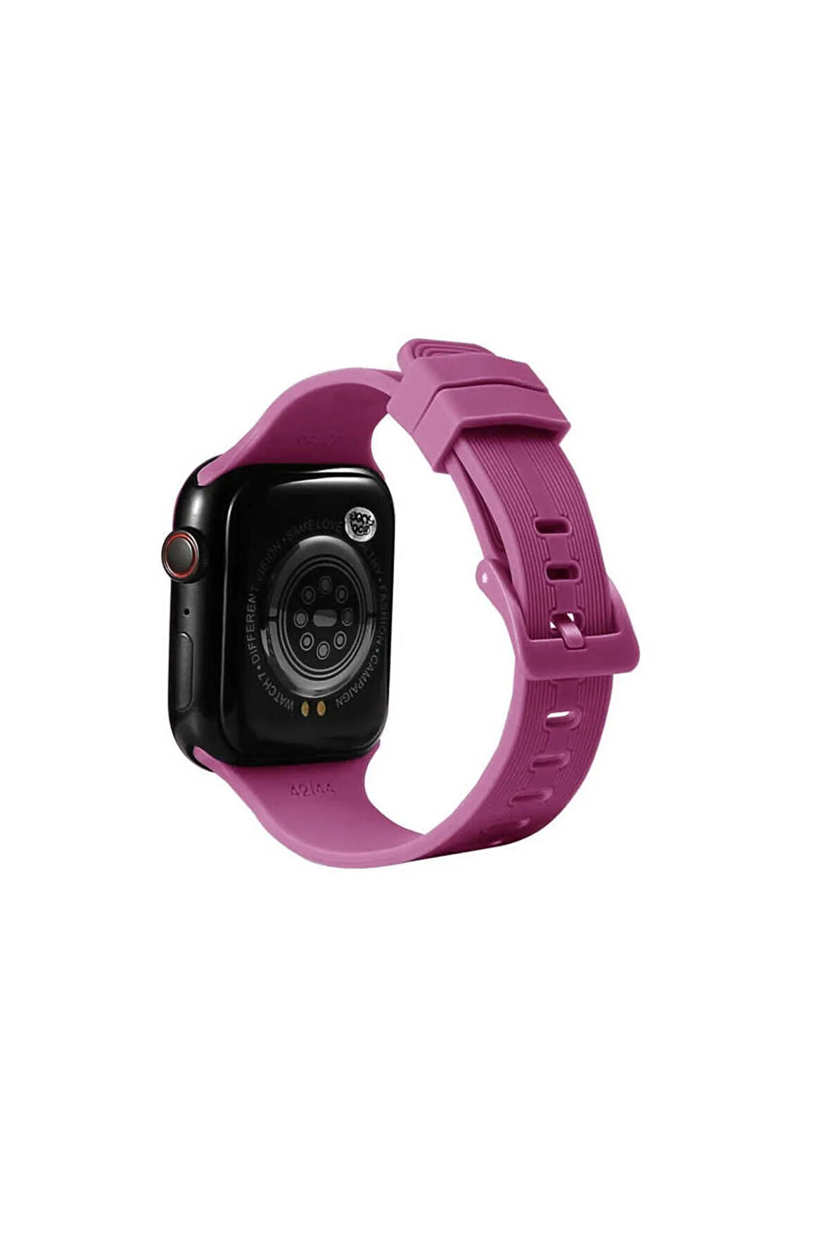 Apple Watch 7 45mm Krd-23 Uyumlu Kordon-lila