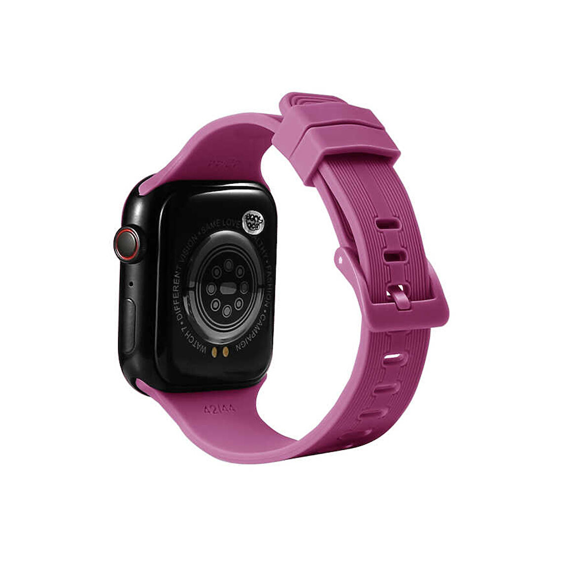 Watch Ultra 49mm Kordon KRD-23 Uyumlu Strap Kayış CLO- Mürdüm