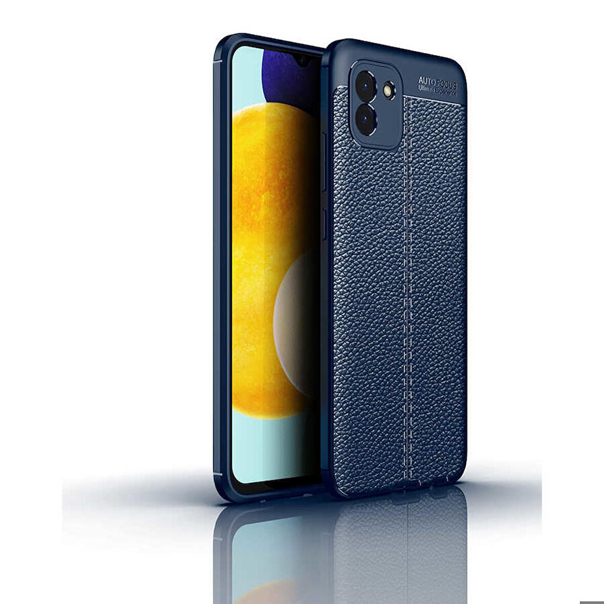 Galaxy A03 Uyumlu Zore Niss Silikon Kapak-Lacivert