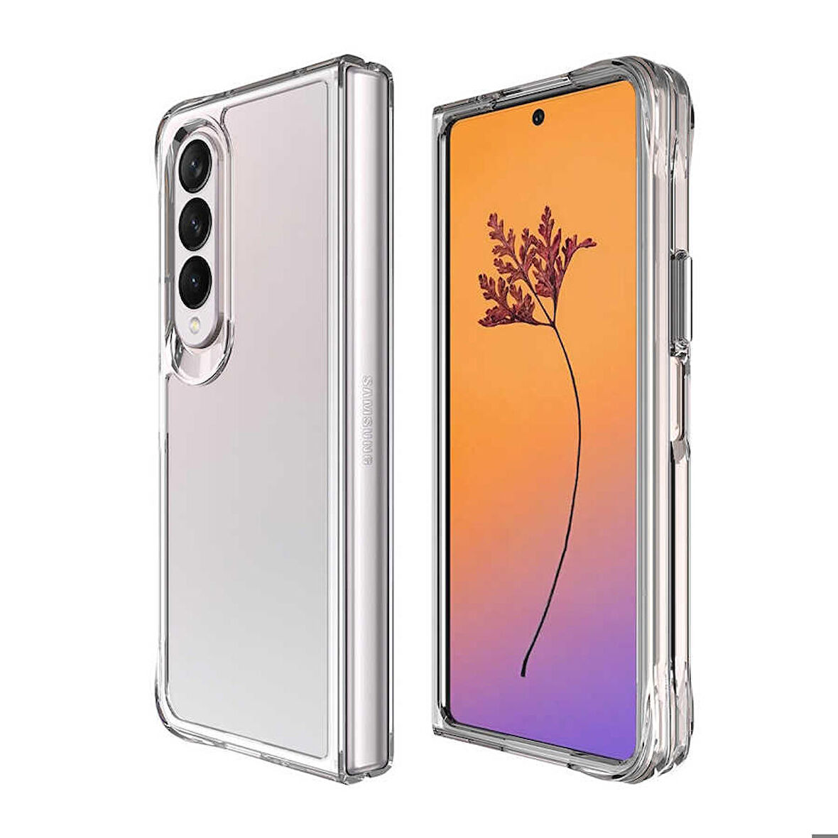 Galaxy Z Fold 4 Uyumlu Zore Vonn Kapak-Renksiz