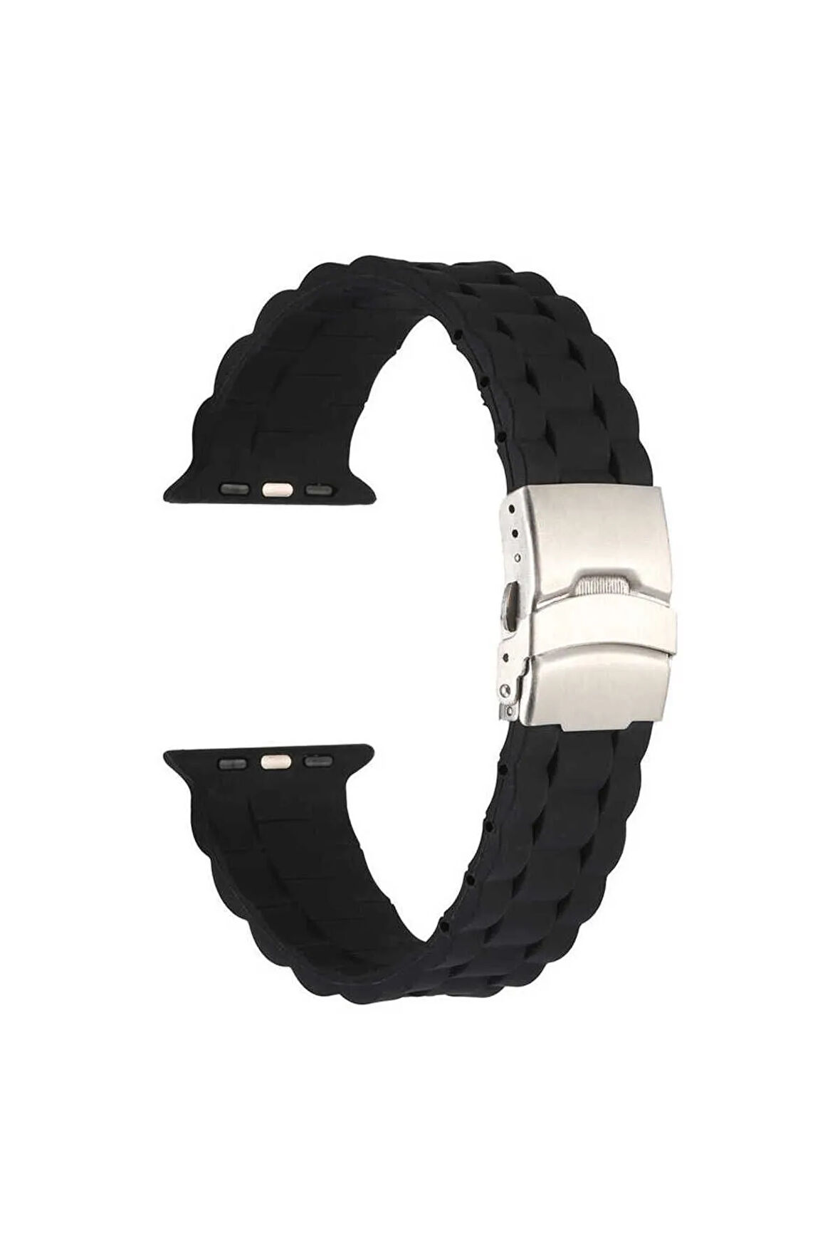 Apple Watch 44mm Krd-72 Uyumlu Kordon Beyaz