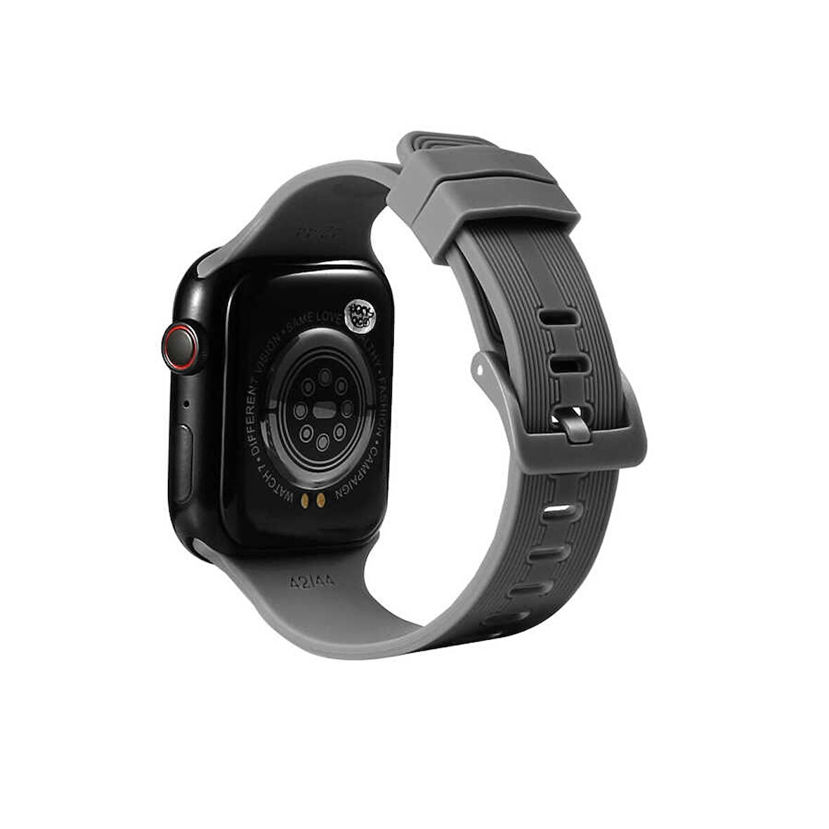 Watch Ultra 49mm Kordon KRD-23 Uyumlu Strap Kayış CLO- Gri