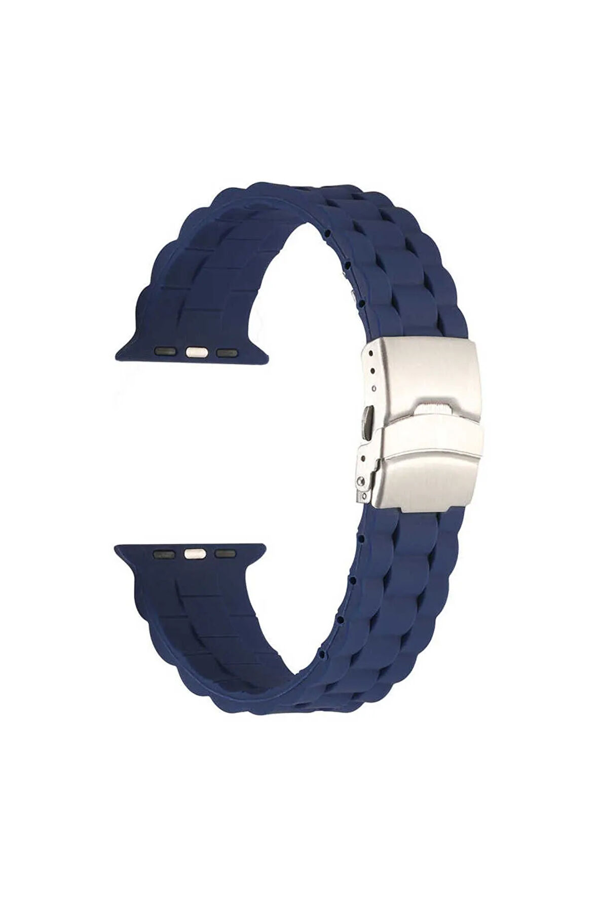 Apple Watch 7 41mm Krd-72 Uyumlu Kordon-lacivert