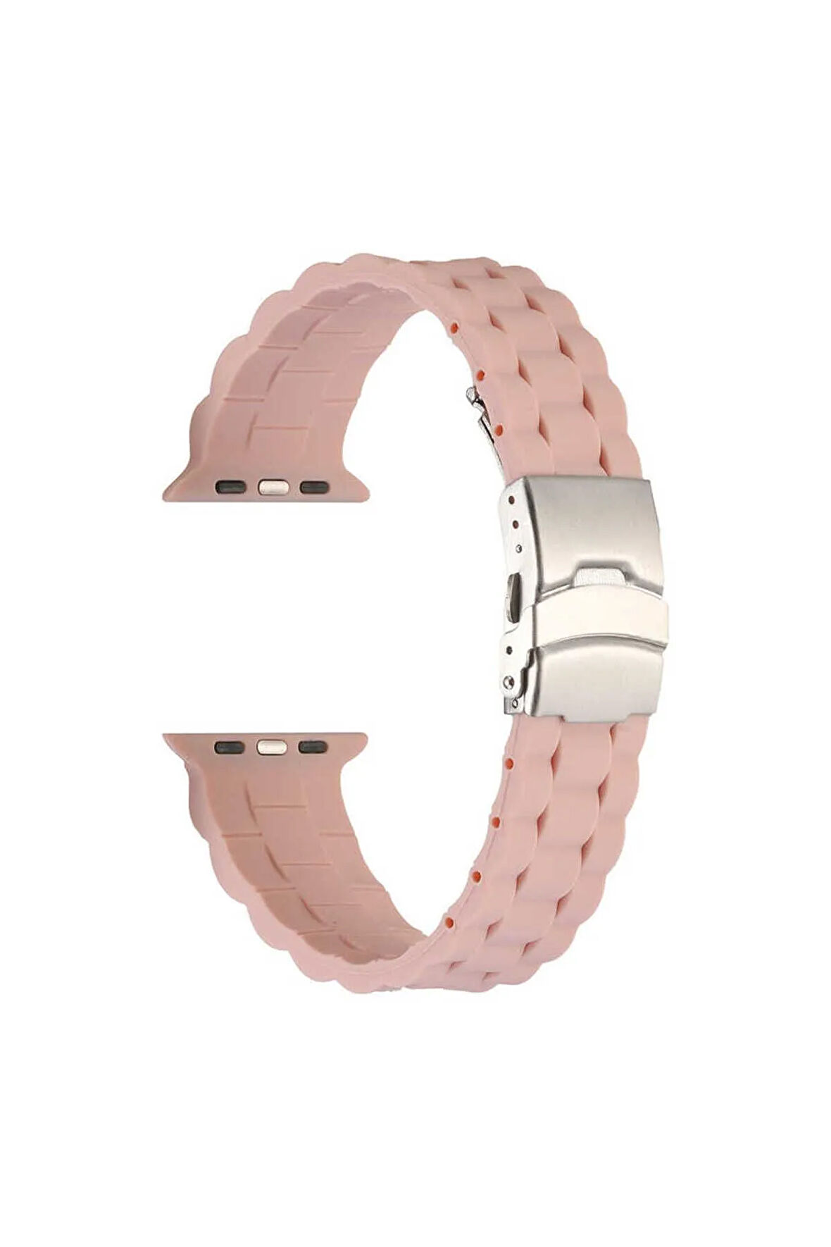 Apple Watch 38mm Krd-72 Uyumlu Kordon Pembe