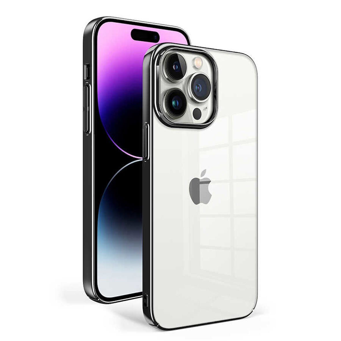 iPhone 14 Pro Max Uyumlu Zore Sun Kılıf-Siyah