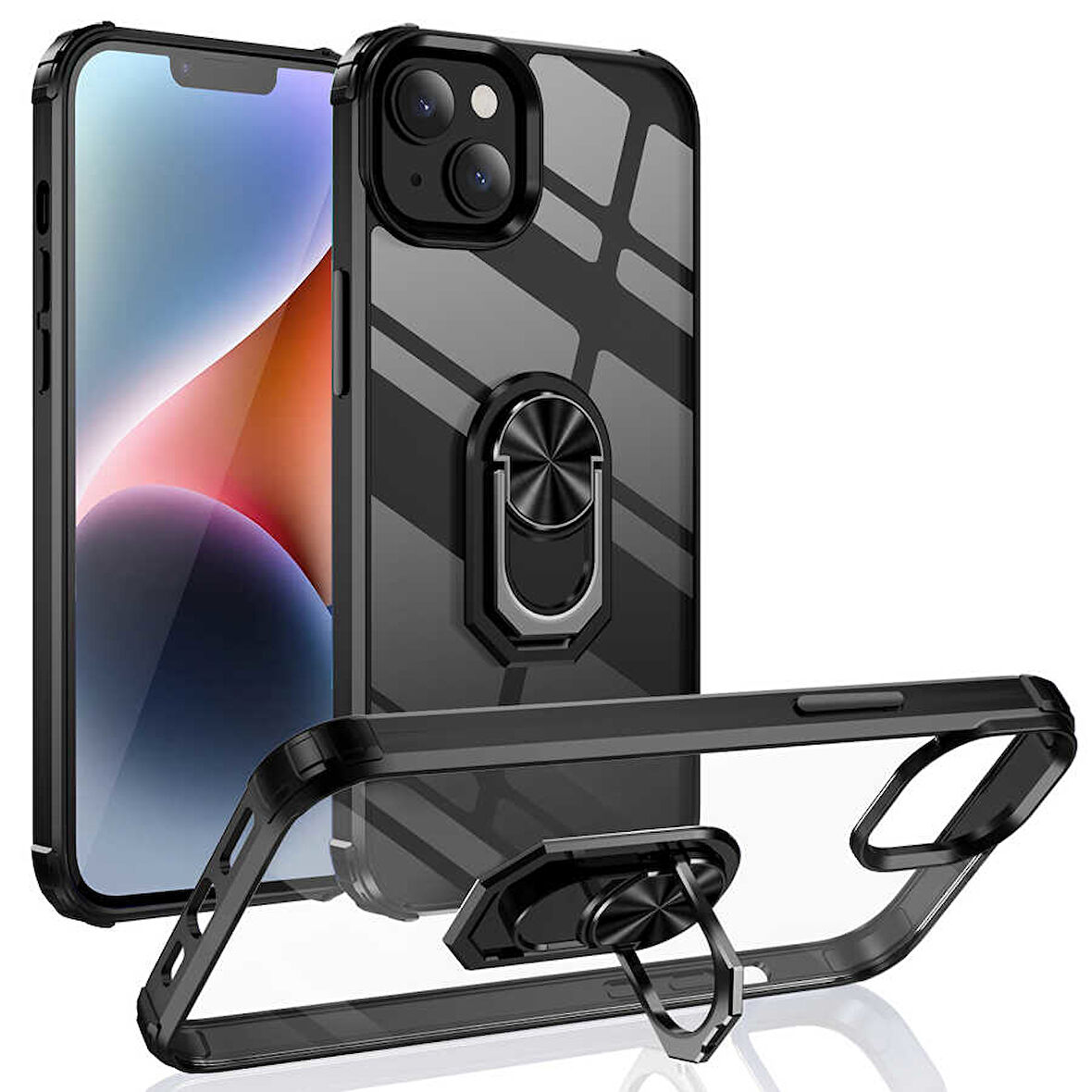 iPhone 14 Uyumlu Zore Mola Kılıf-Siyah