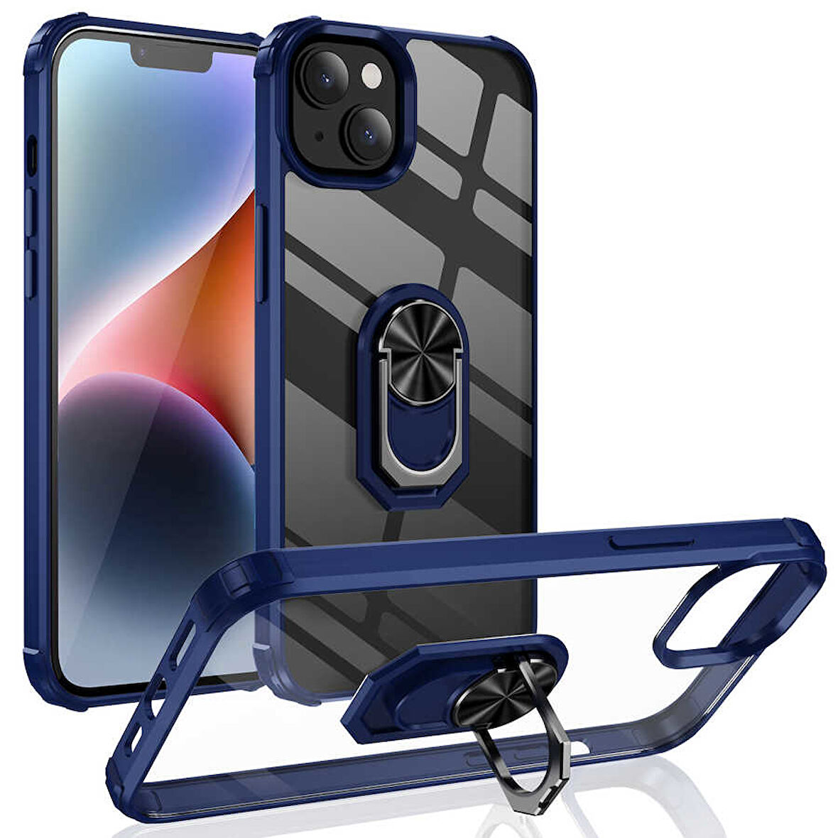 iPhone 14 Plus Uyumlu Zore Mola Kılıf-Lacivert