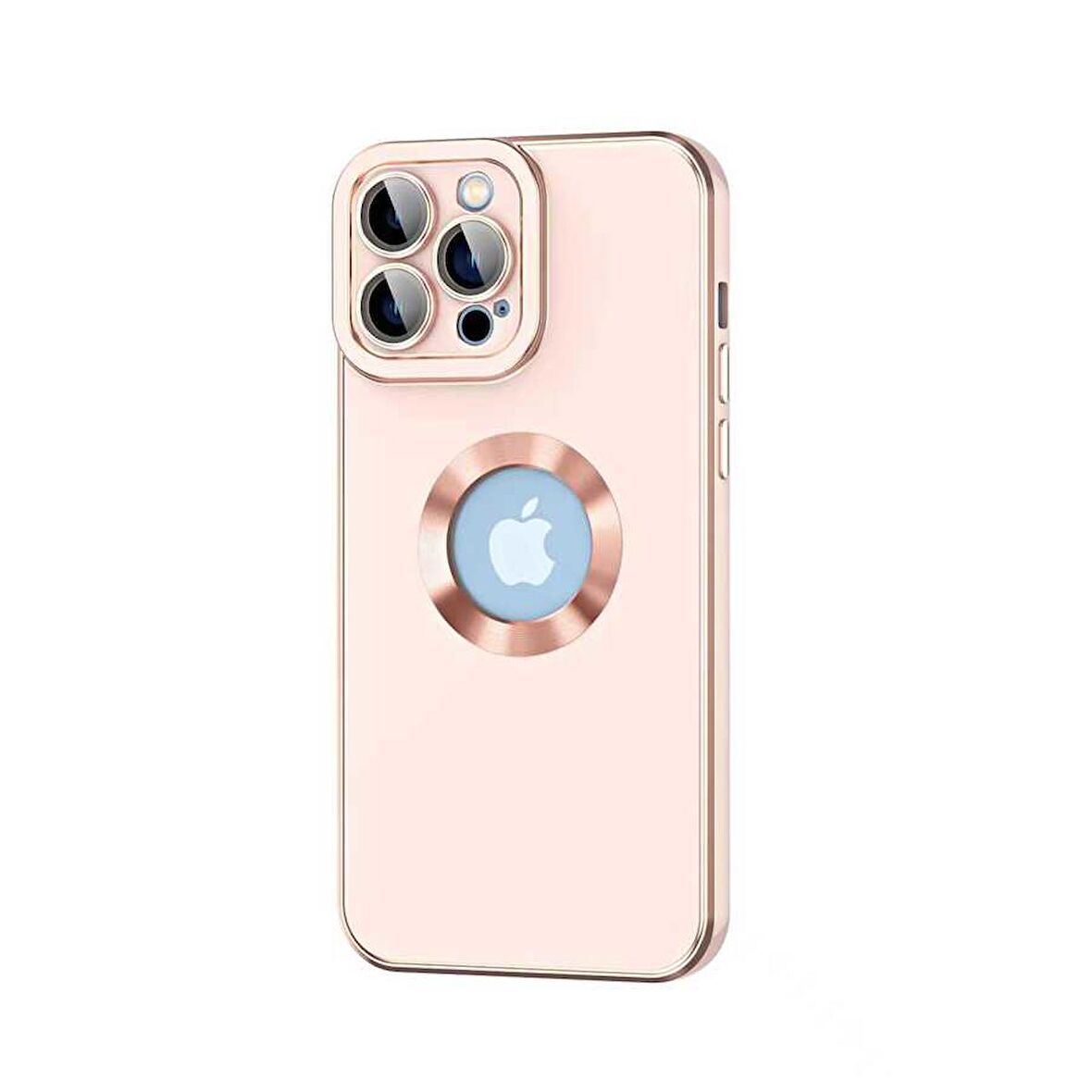 iPhone 14 Pro Max Uyumlu Zore Kongo Kapak-Rose Gold