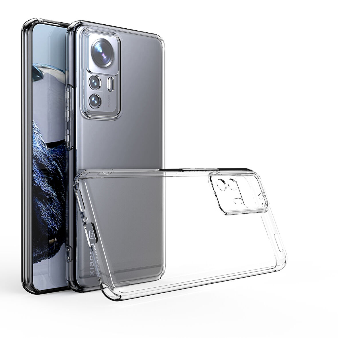 Xiaomi Mi 12T Pro Kılıf Kamera Korumalı Süper Silikon Kapak kılıf