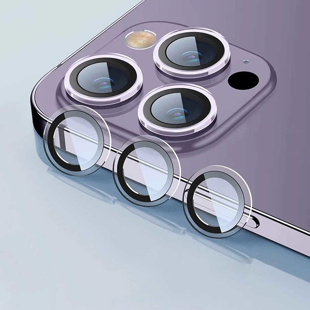 iPhone 14 Pro CL-07 Kamera Lens Koruyucu