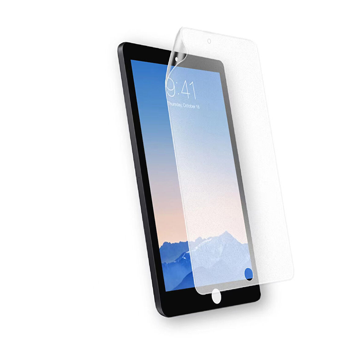 iPad 6 Air 2 Kağıt Hisli Mat Uyumlu Davin Paper Like Tablet Ekran Koruyucu-Renksiz