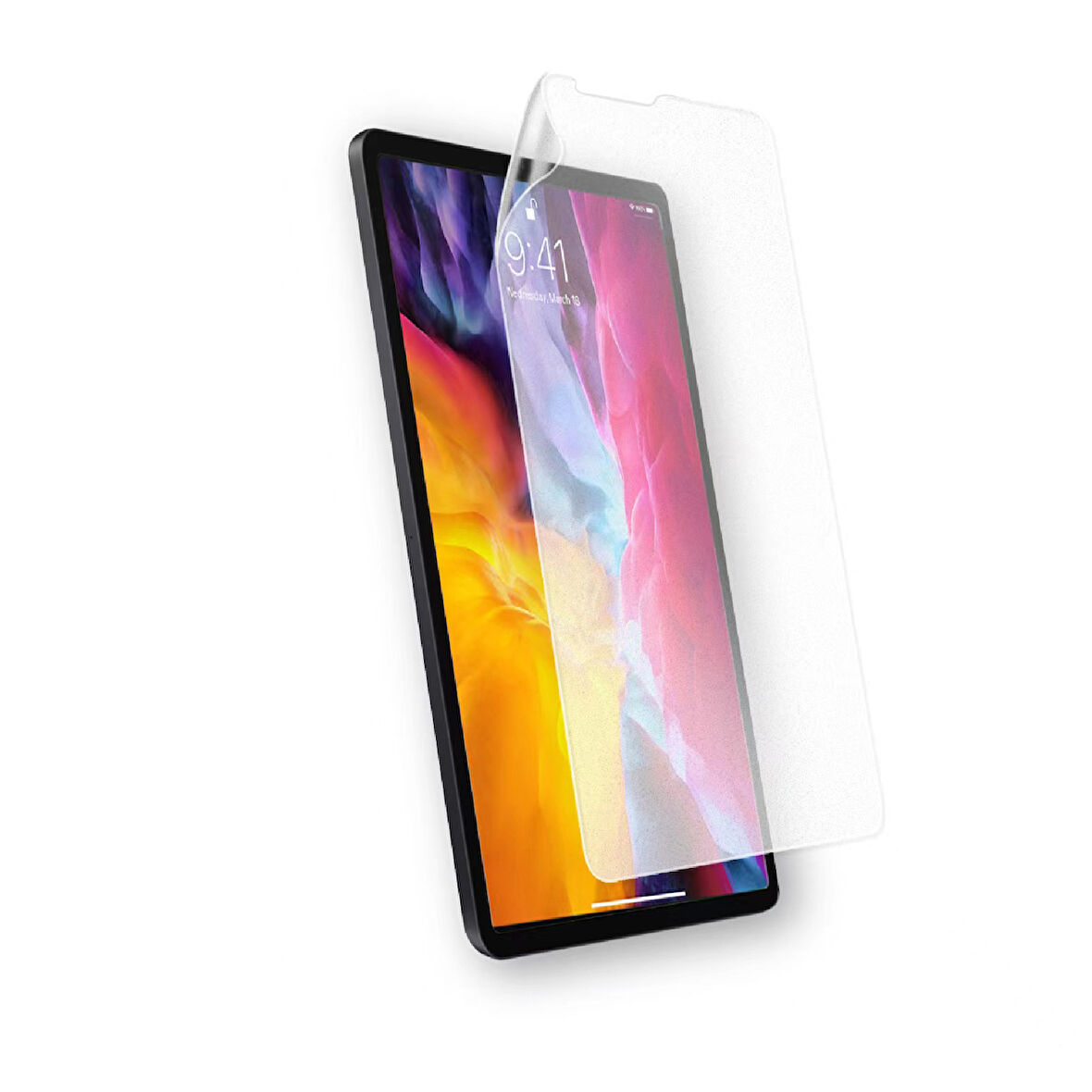 iPad Pro 11 2018 Kağıt Hisli Mat Uyumlu Davin Paper Like Tablet Ekran Koruyucu-Renksiz