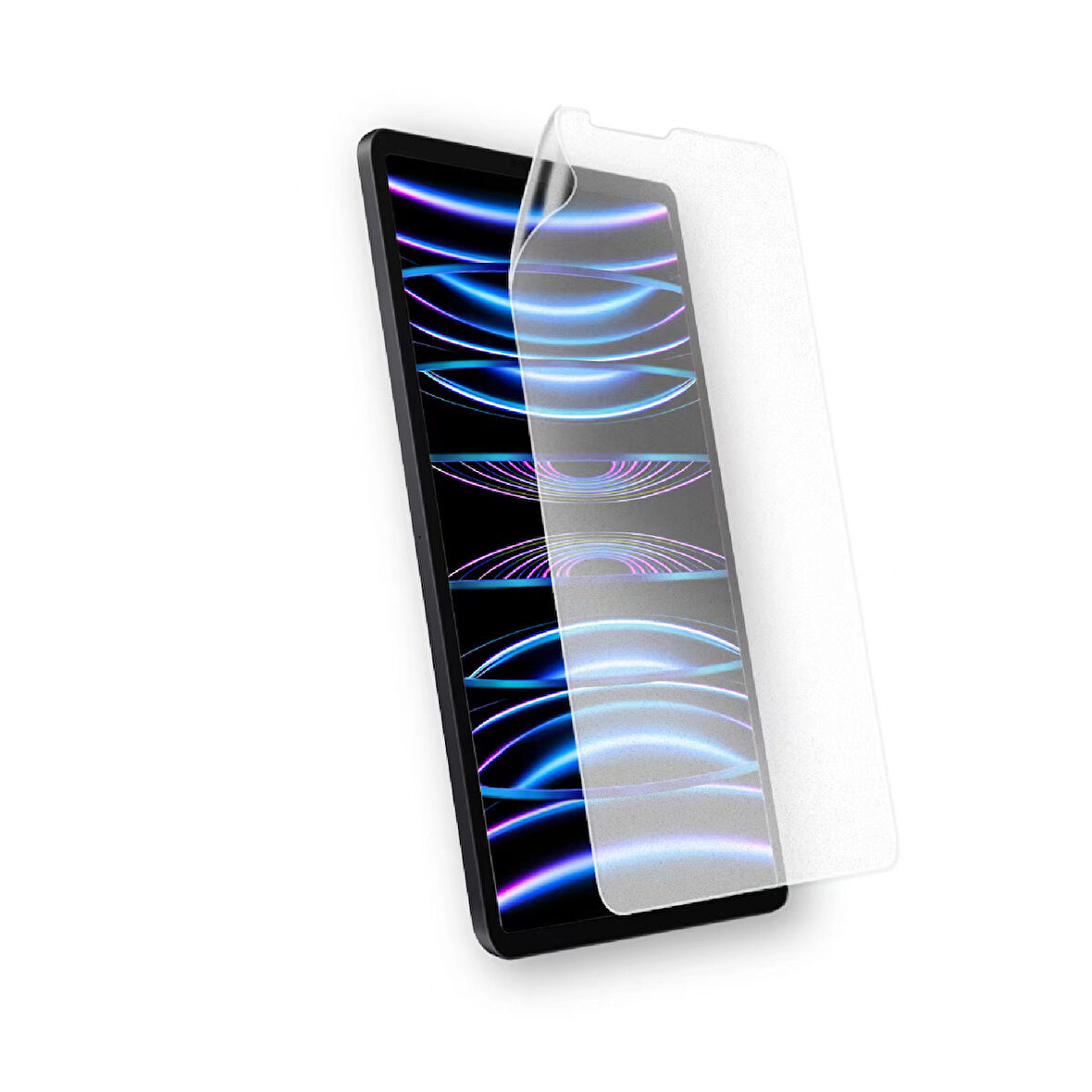 iPad Pro 12.9 2020 (4.Nesil) Kağıt Hisli Mat Uyumlu Davin Paper Like Tablet Ekran Koruyucu-Renksiz