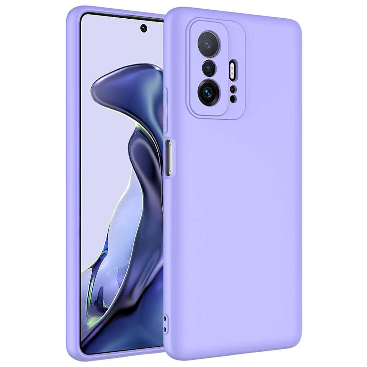 Xiaomi Mi 11T 5G Kılıf Zore Mara Lansman Kapak-Lila