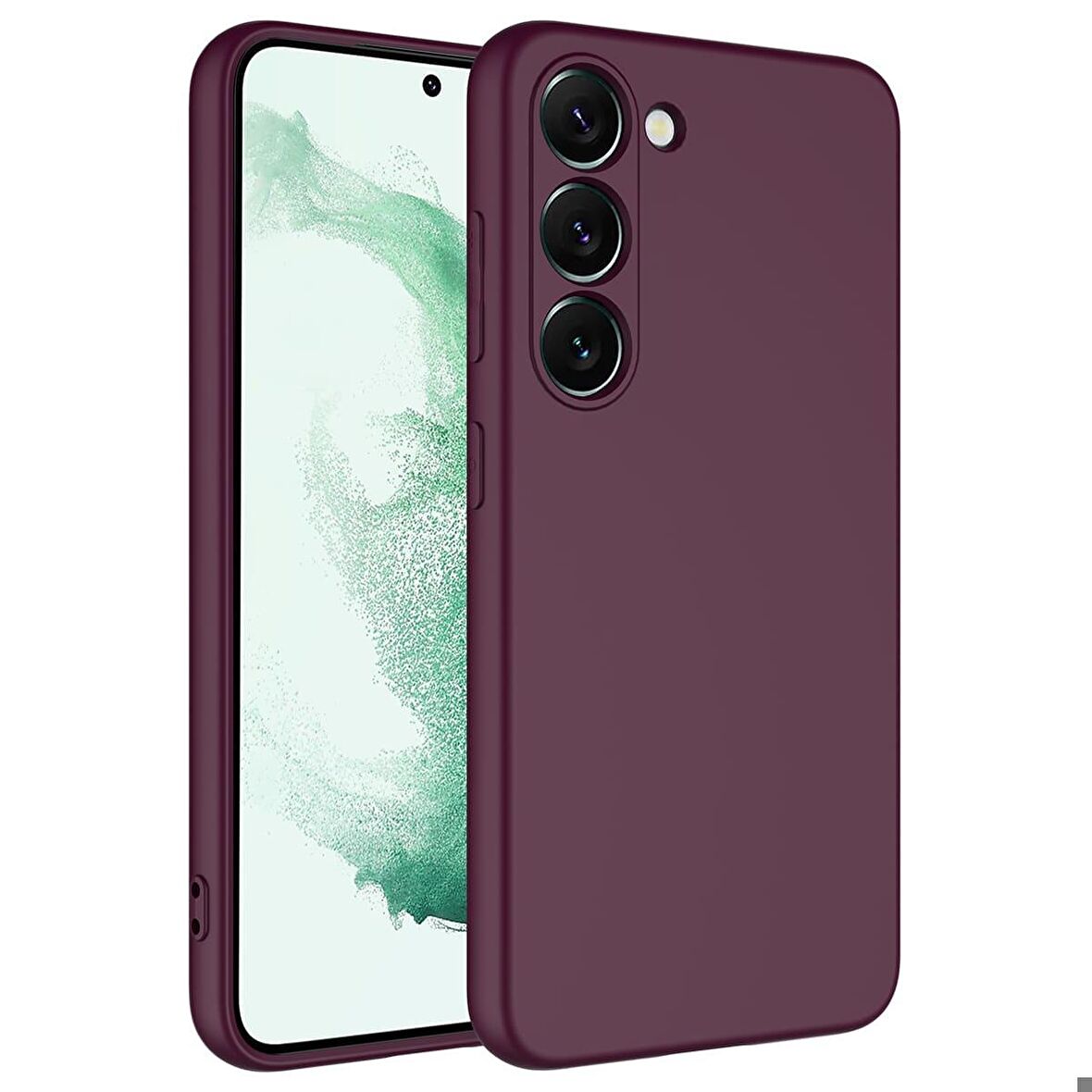 Galaxy S23 Plus Uyumlu Zore Mara Lansman Kapak-Koyu Mor