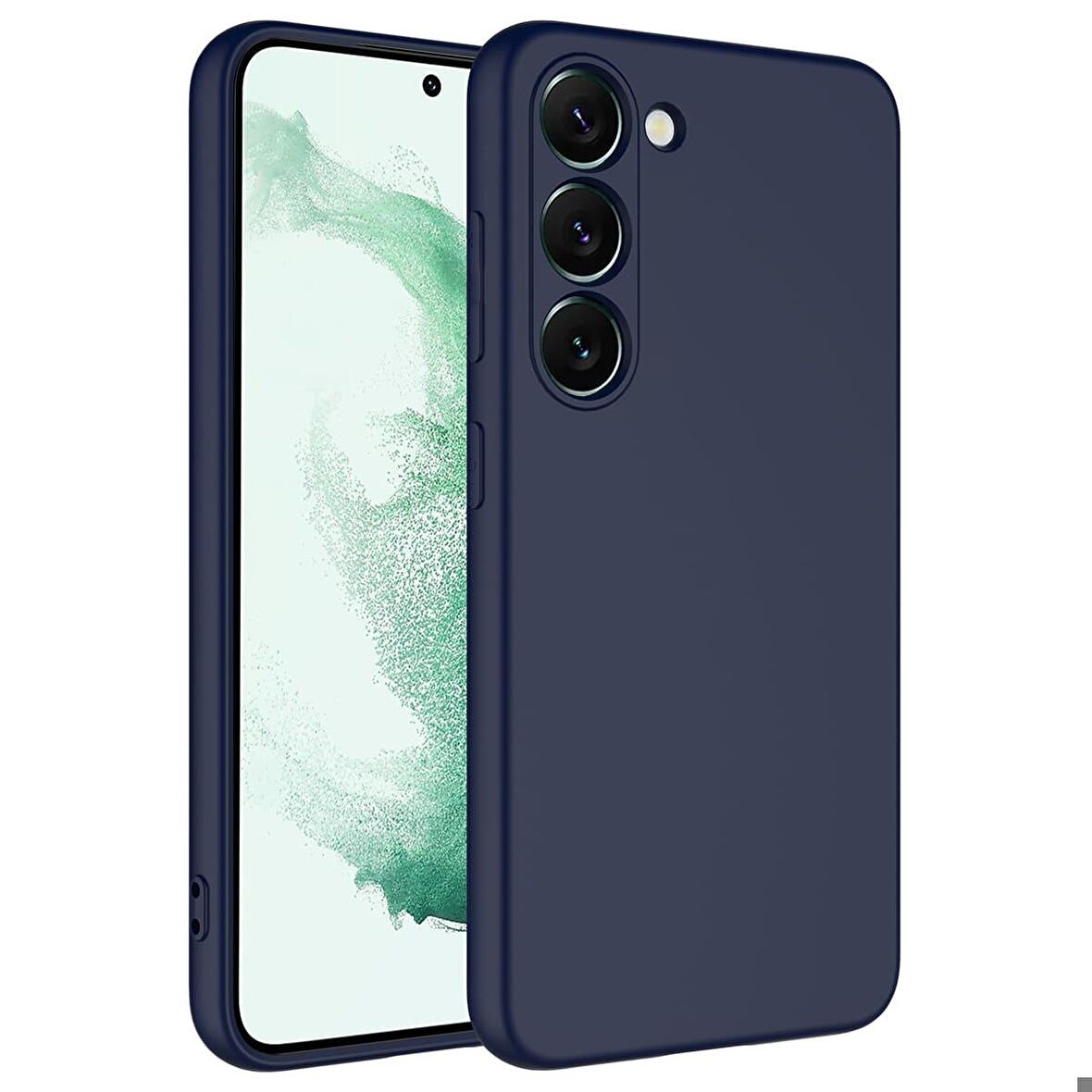 Galaxy S23 Plus Uyumlu Zore Mara Lansman Kapak-Lacivert