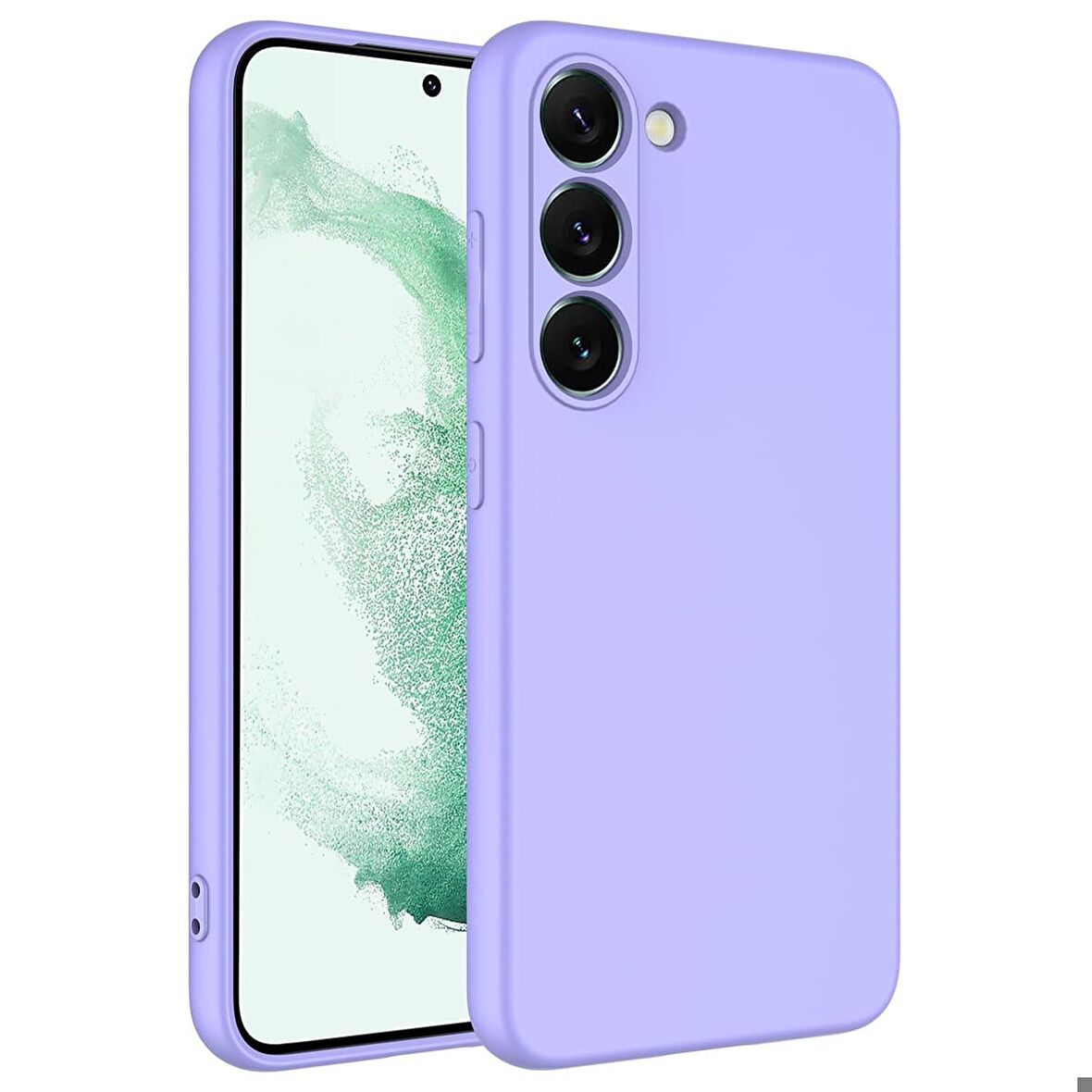 Galaxy S23 Plus Uyumlu Zore Mara Lansman Kapak-Lila