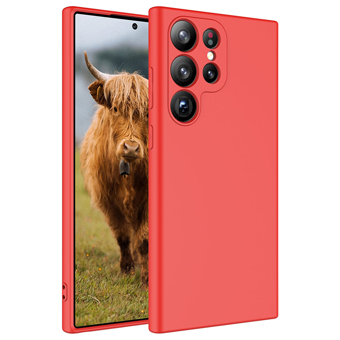 Samsung Galaxy S23 Ultra Kılıf Kamera Korumali Mara Lansman Kapak