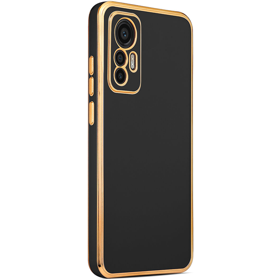 Xiaomi Xiaomi 12 Lite Kılıf Zore Bark Kapak-Siyah