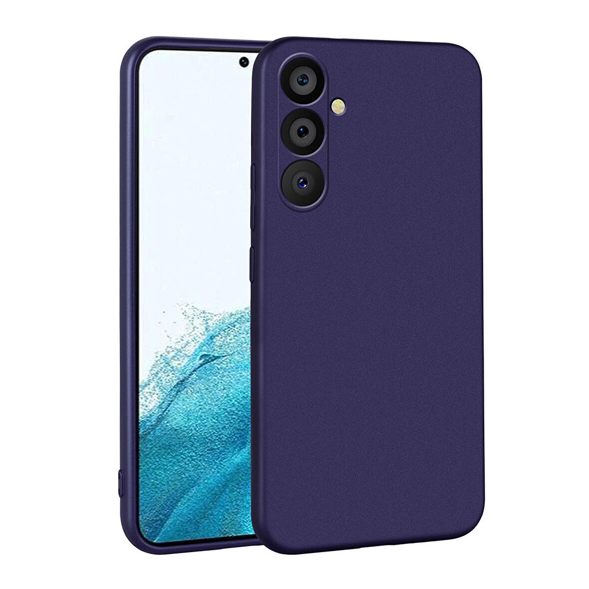 Galaxy A54 Uyumlu Zore Premier Silikon Kapak-Lacivert