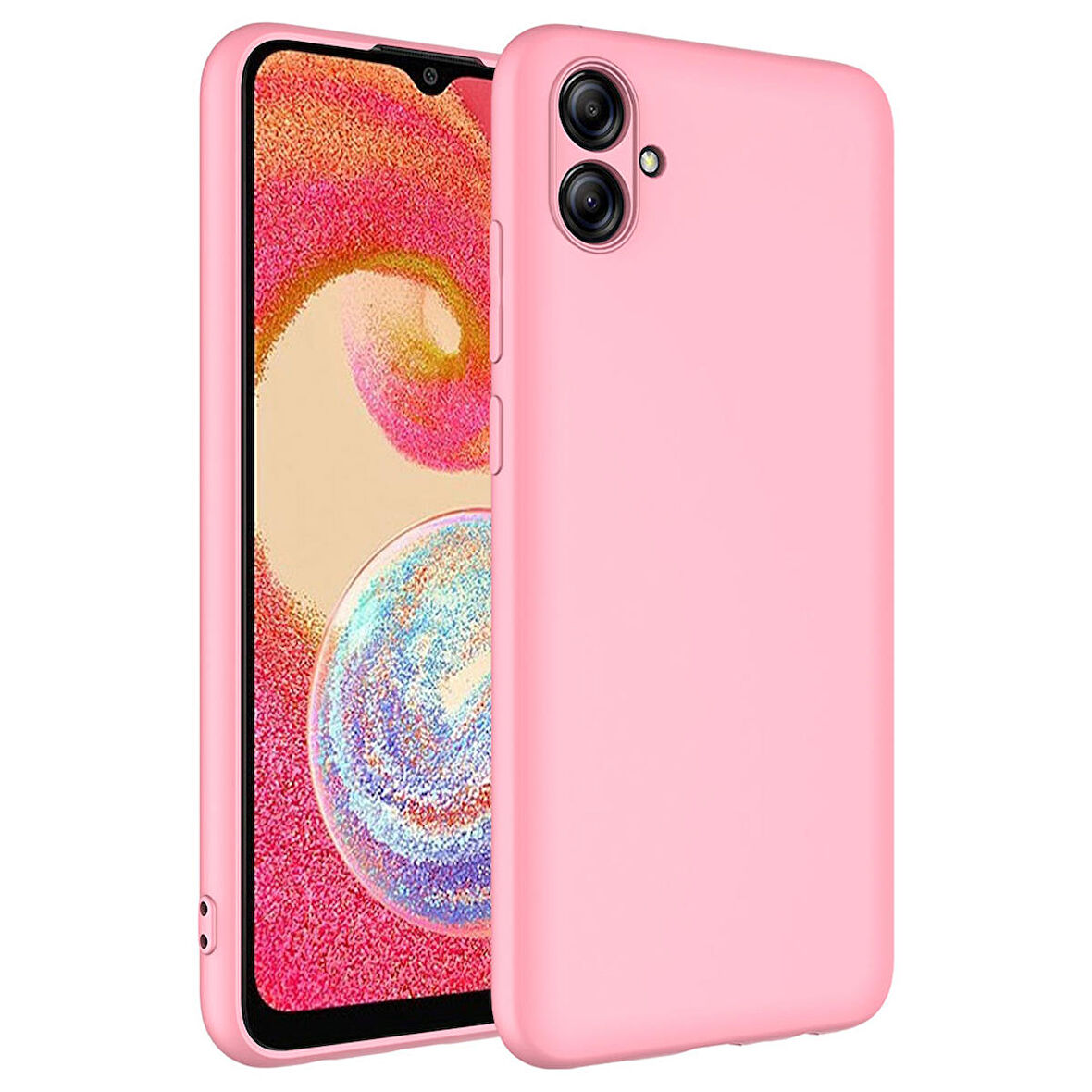 Galaxy A04E Uyumlu Zore Mara Lansman Kapak-Pembe
