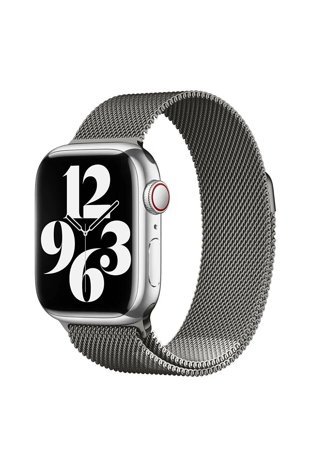 Apple Watch 38mm Uyumlu Krd-01 Metal Kordon-new Gray