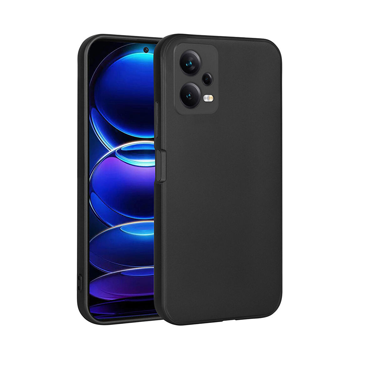 Xiaomi Redmi Note 12 5G Kılıf Zore Premier Silikon Kapak-Siyah