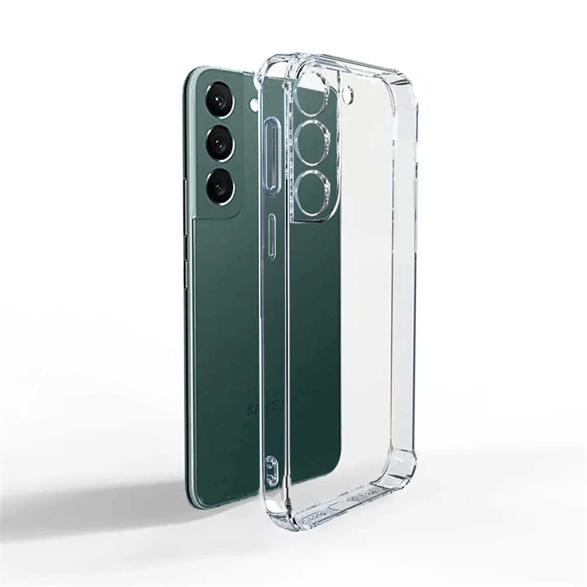 Galaxy S22 Uyumlu Zore 2mm Anti Shock Silikon-Renksiz