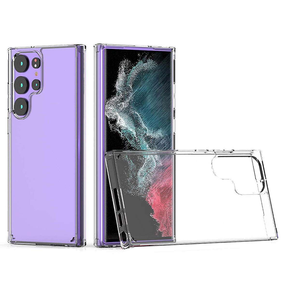 Galaxy S23 Ultra Uyumlu Zore Coss Kapak-Renksiz