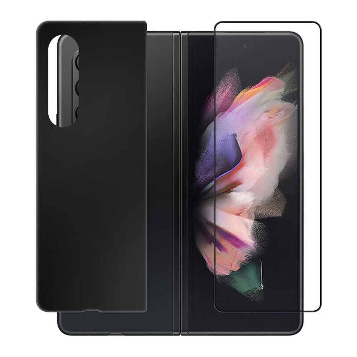 Galaxy Z Fold 4 Uyumlu Zore 3D Side Glass Ekran Koruyucu