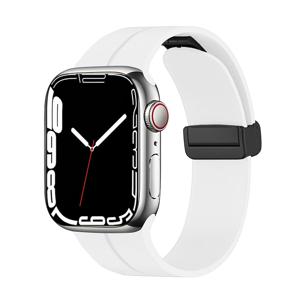 Watch 7 41mm Uyumlu KRD-84 Uyumlu Zore Kordon-Beyaz
