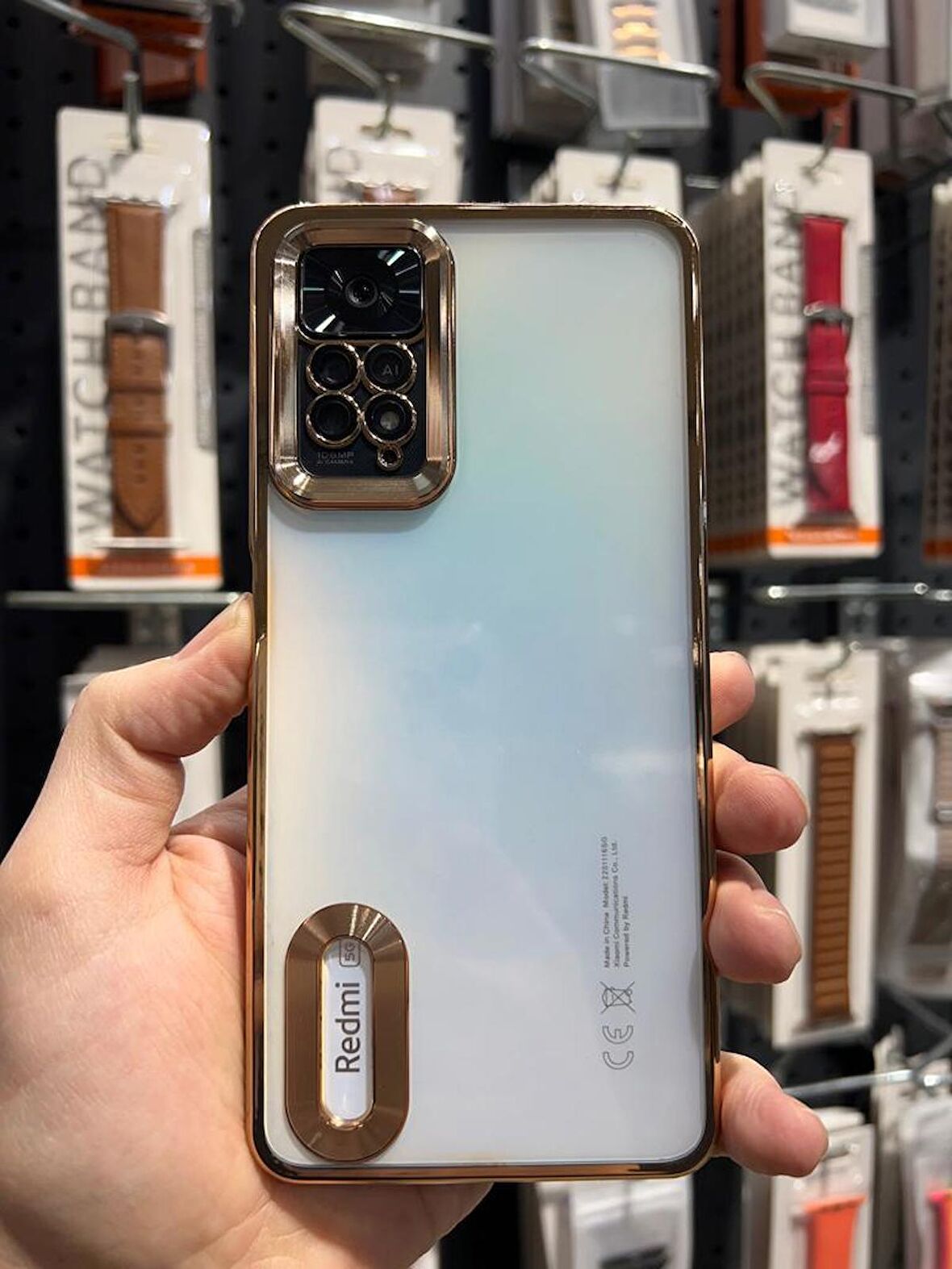 Xiaomi Redmi Note 11 Pro 5G Logo Detaylı Kenarları Renkli Kamera Korumalı Luxury Omega Kılıf