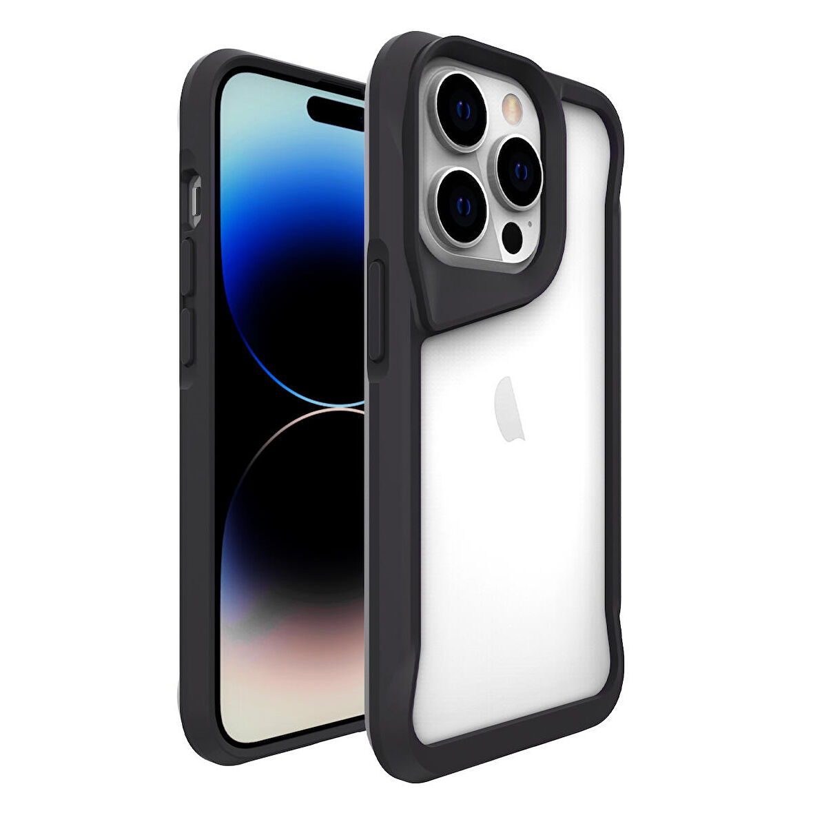 iPhone 14 Pro Uyumlu Zore T-Max Kapak-Siyah