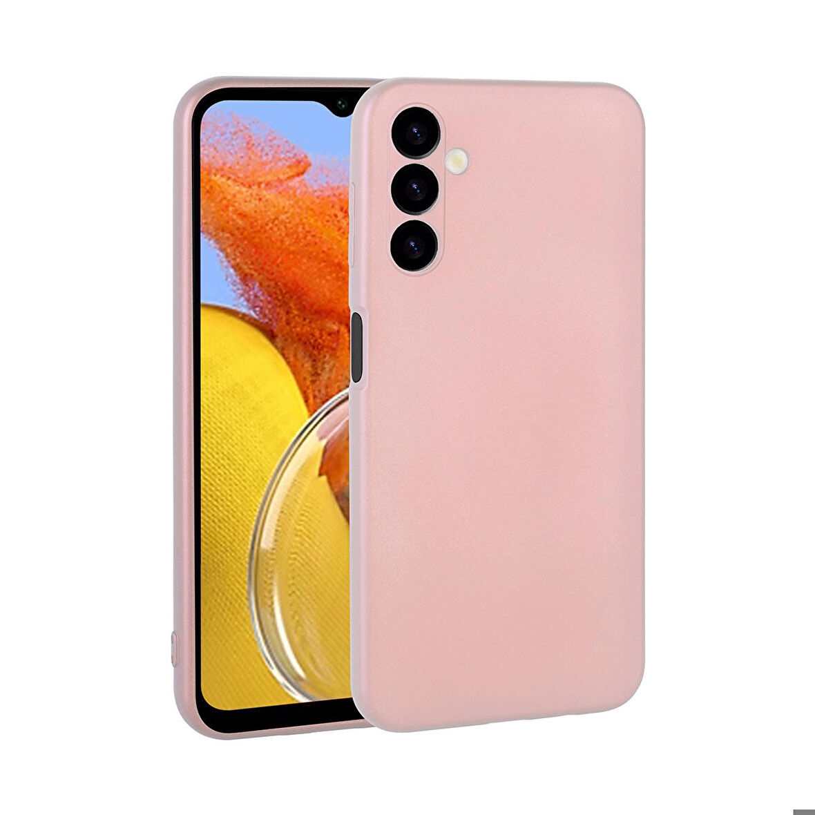 Galaxy M14 Uyumlu Zore Premier Silikon Kapak-Rose Gold