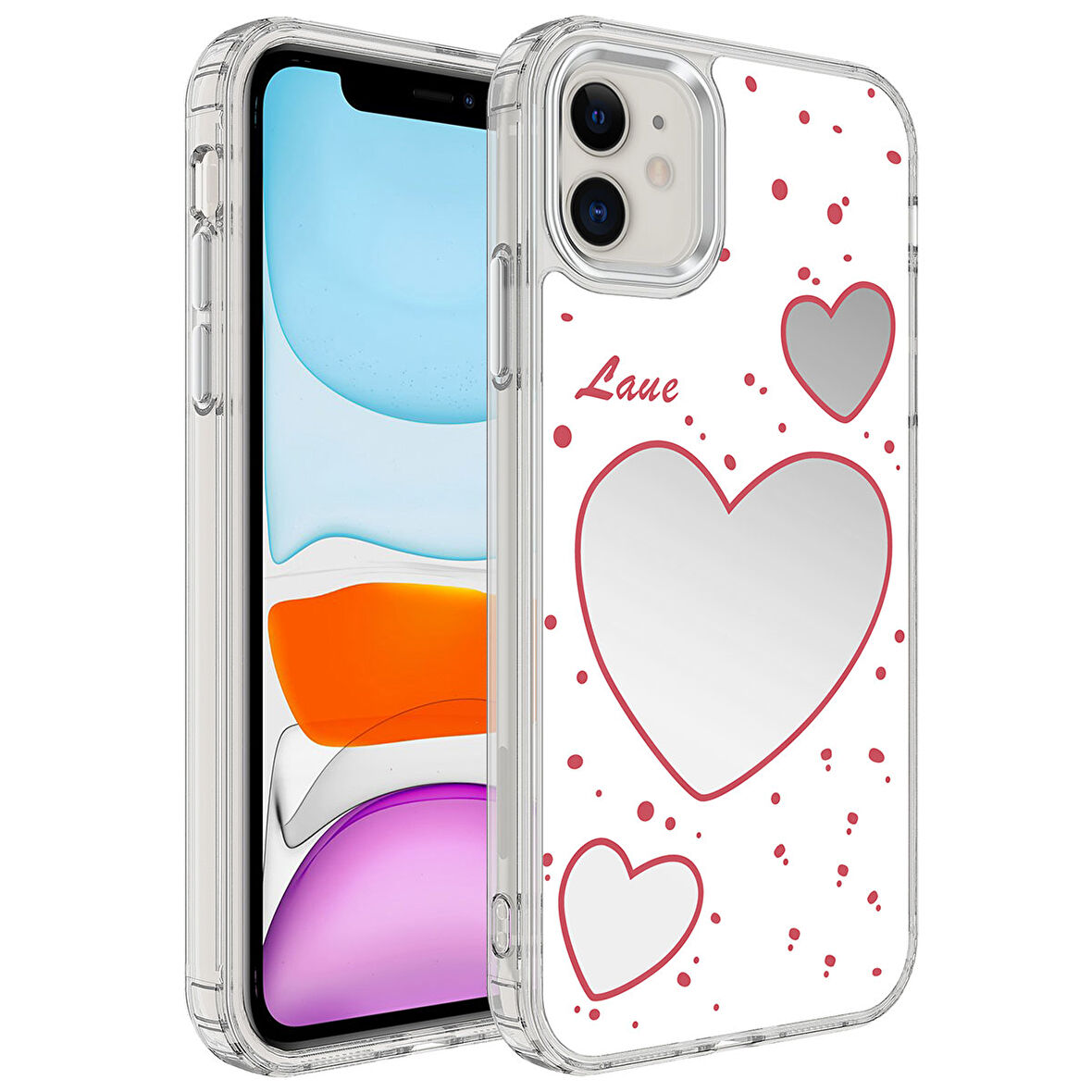 iPhone 12 Uyumlu AirBagli Parlak Tasarımlı Zore Mimbo Kılıf-NO3