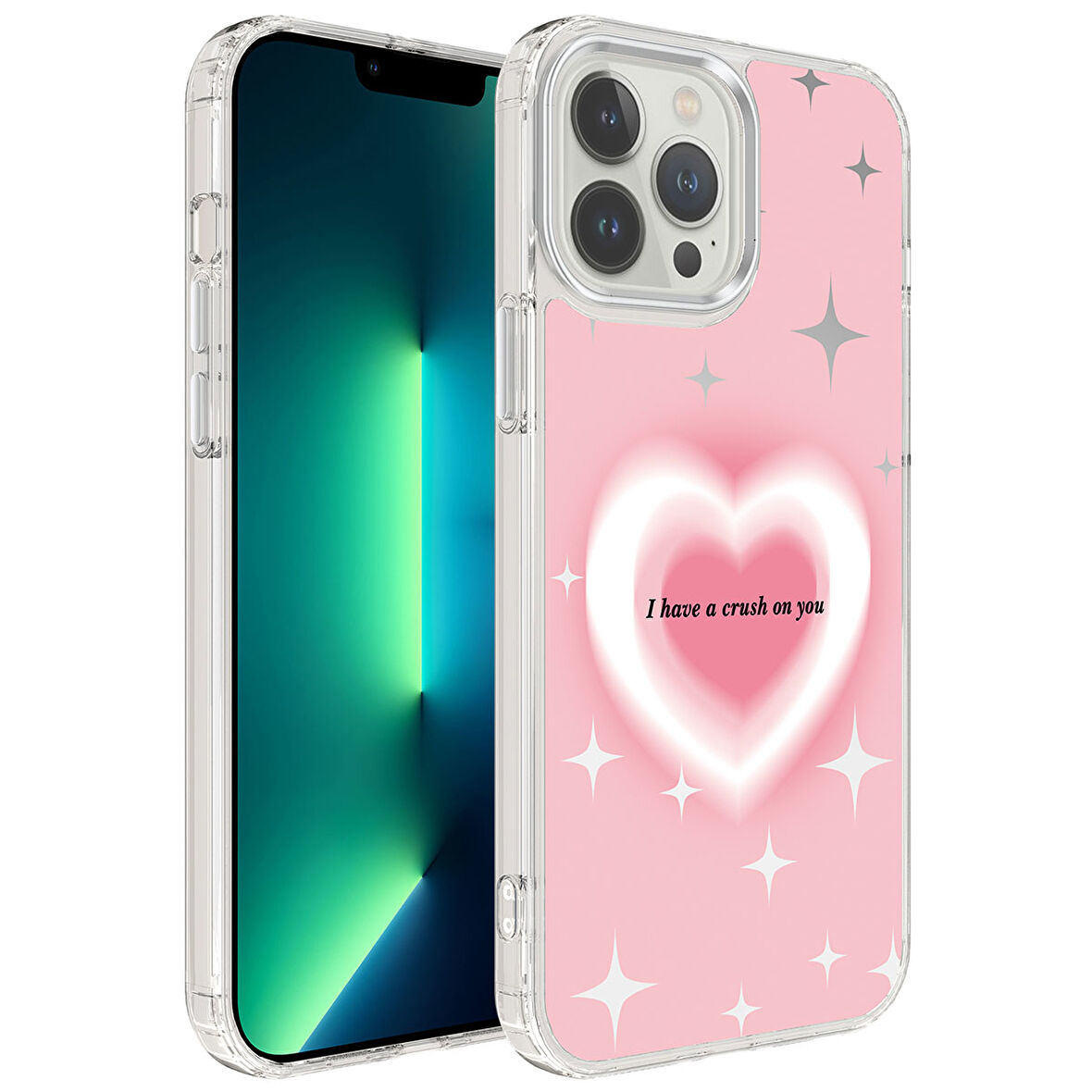 iPhone 12 Pro Max Uyumlu AirBagli Parlak Tasarımlı Zore Mimbo Kılıf-NO1