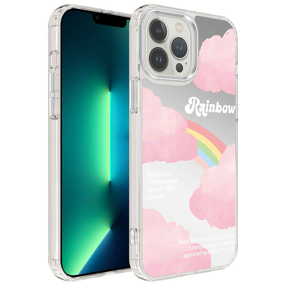 iPhone 12 Pro Max Uyumlu AirBagli Parlak Tasarımlı Zore Mimbo Kılıf-NO6