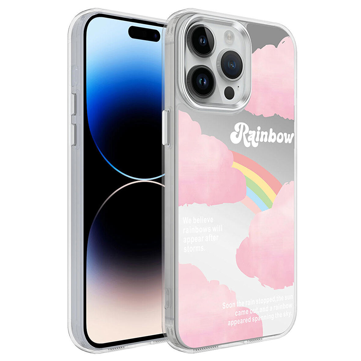 iPhone 14 Pro Max Uyumlu Airbagli Parlak Tasarımlı Zore Mimbo Kapak-NO6