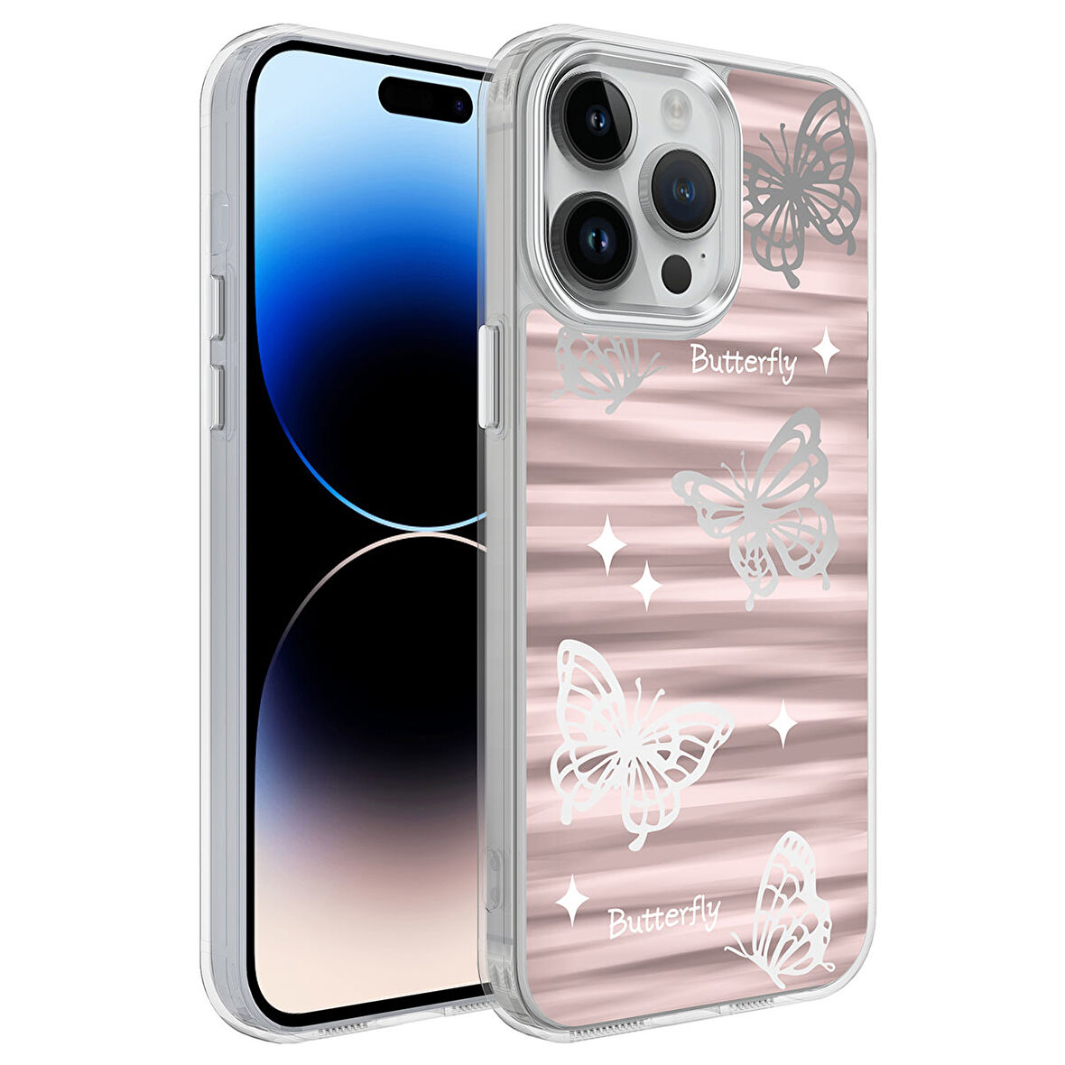 iPhone 14 Pro Uyumlu AirBagli Parlak Tasarımlı Zore Mimbo Kılıf-NO5