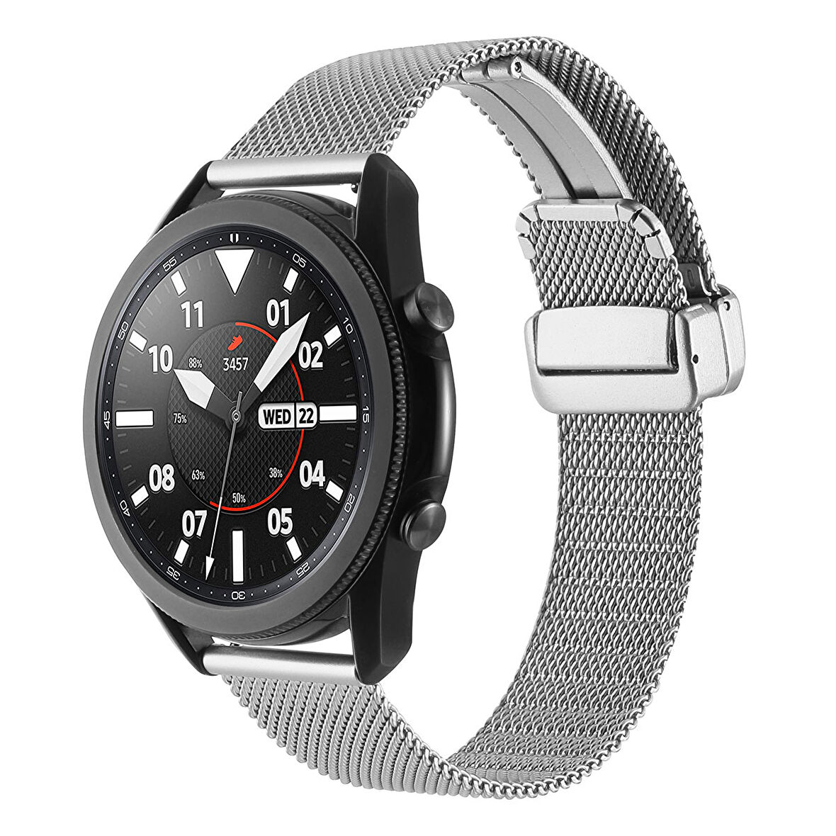 Xiaomi Amazfit Pace Uyumlu KRD-85 22mm Metal Zore Kordon
