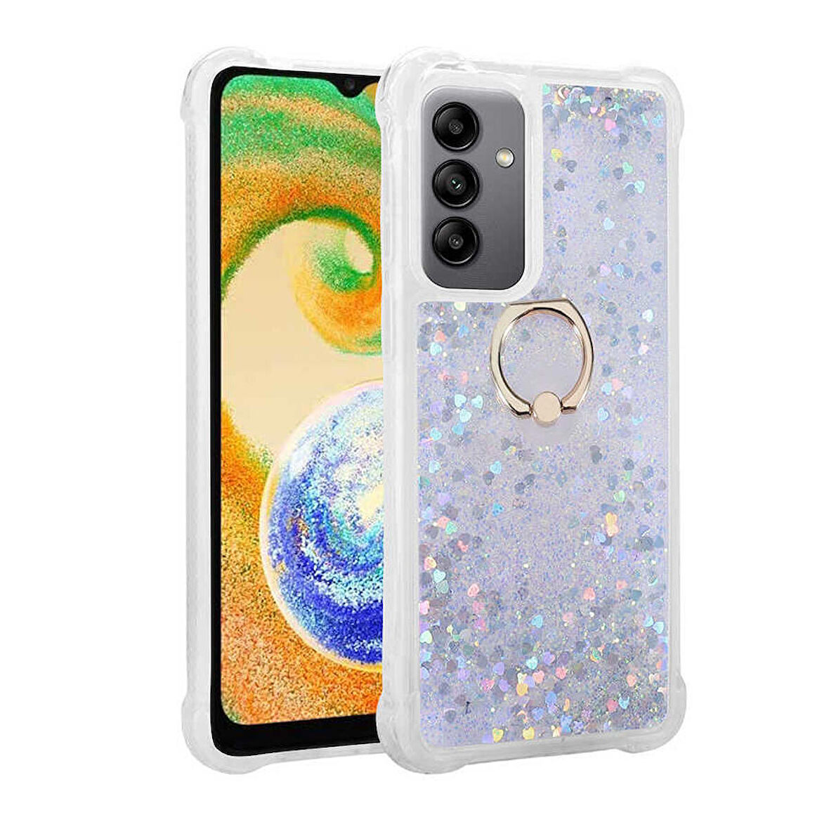 Galaxy A54 Uyumlu Zore Milce Kapak-Gümüş