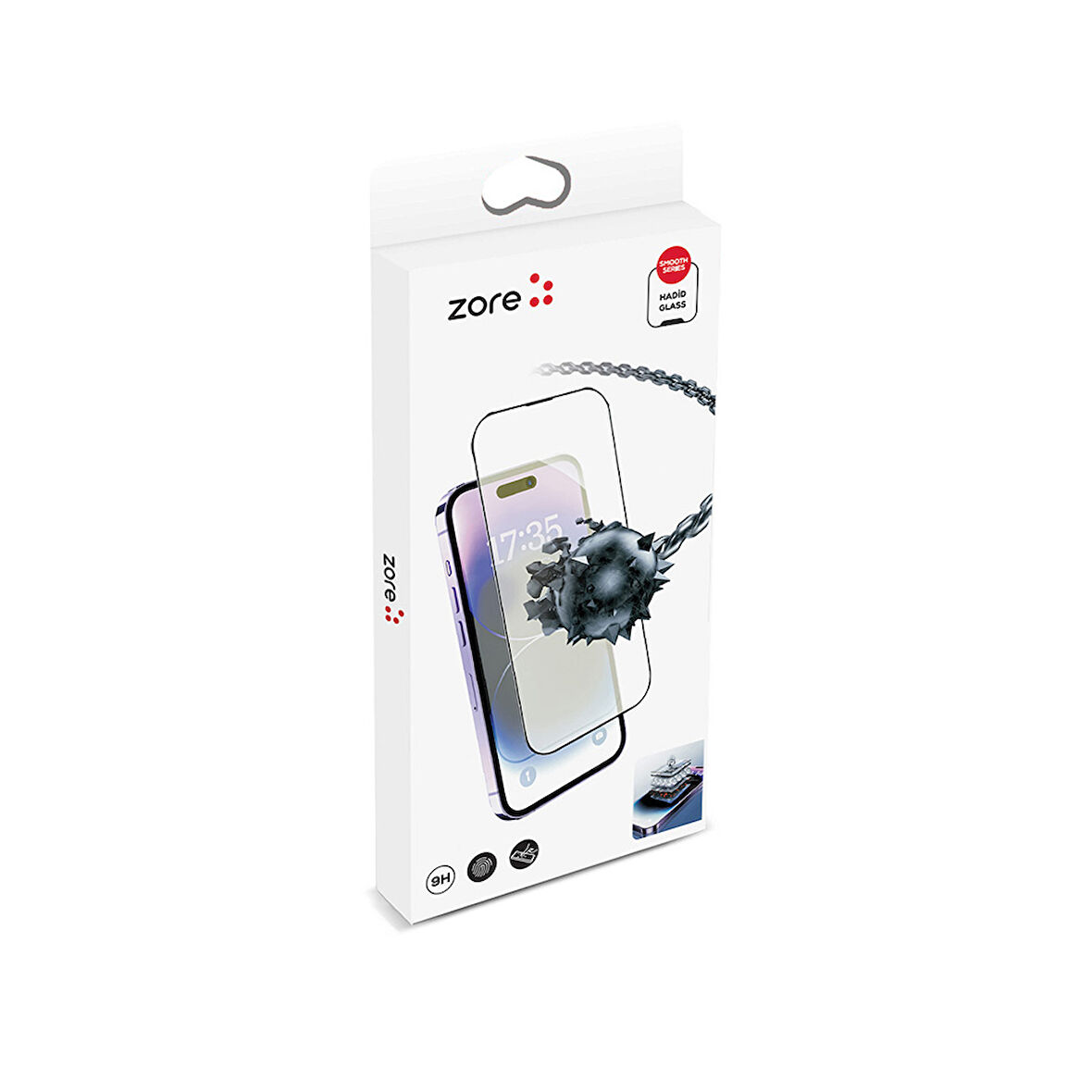 iPhone 11 Uyumlu Zore Hizalama Aparatlı Hadid Glass Cam Ekran Koruyucu